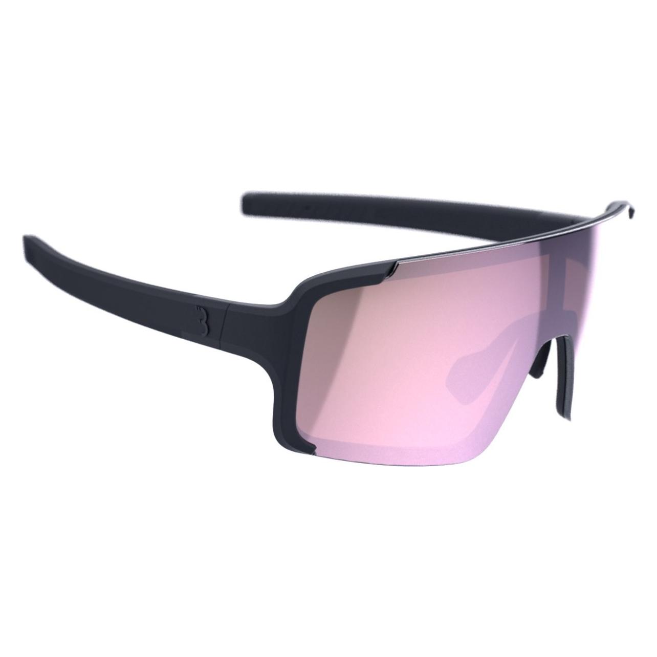 Bbb, Herren, Sportbrille, Brille Chester Narrow Schwarz, Mlc Rose (Black, Matt, Mlc), Pink, Schwarz
