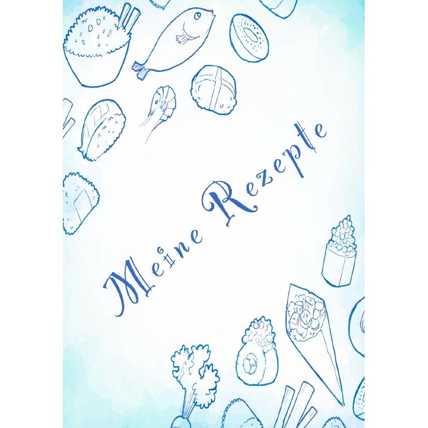 Meine Rezepte: Rezeptbuch zum Selberschreiben - Rezept Notizbuch - Rezeptbuch zum Selbst Schreiben -, Ratgeber von Z. Wo...