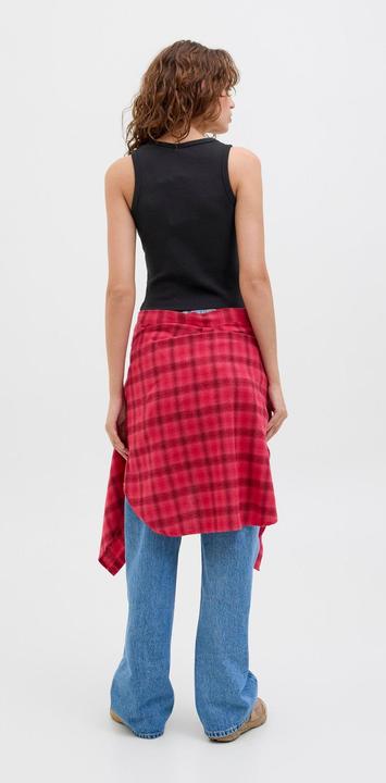 Actual product image JJXX Jxfrida Sl U-Neck Top Jrs Ln (XS)
