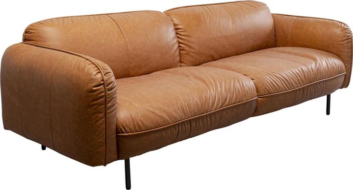 Image du produit Kare Design Canapé Calgary Smart cuir marron clair 228cm (3 places)