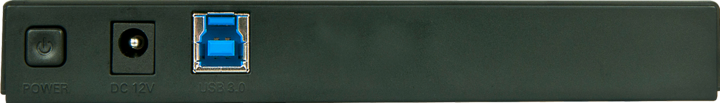 Actual product image Lindy 43228 (USB-B, 7 Ports)