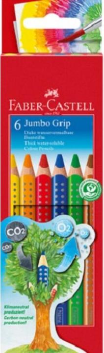 Actual product image Faber-Castell jumbo grip (Multicolor, 6 x)