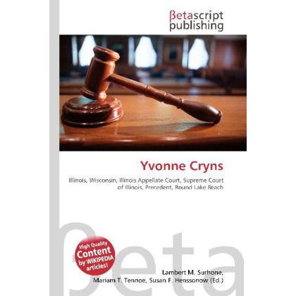 Thumbnail - Yvonne Cryns, Fachbücher von Lambert M. Surhone, Miriam T. Timpledon, Susan F. Marseken