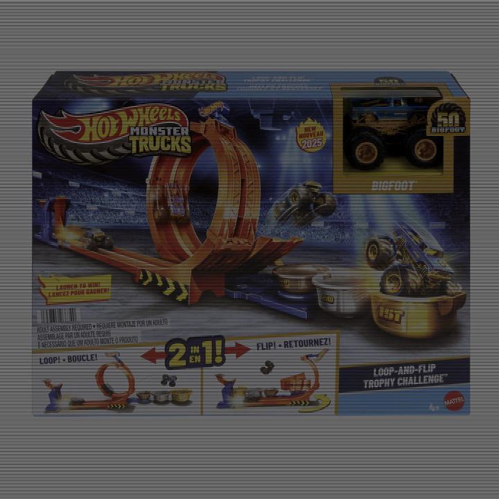 Image du produit Hot Wheels Monster Trucks 2-in-1 Loop & Flip Challenge