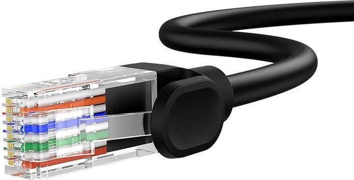 Produktbild Baseus Ethernet CAT5, 0,5m network cable (black) (CAT5, 0.50 m)