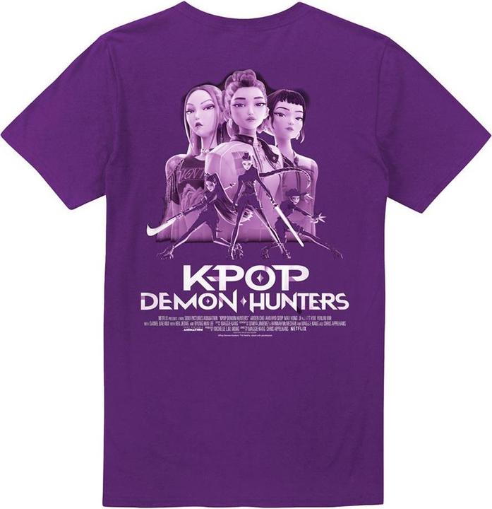 Produktbild K-Pop Demon Hunters TShirt Rückseitiger Aufdruck (XL)