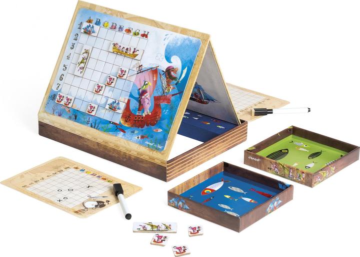 Image du produit Janod Les pirates de la bataille navale (Français)