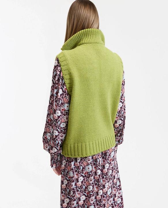 Produktbild La Redoute Collections Ärmelloser Pullover mit Trucker-Kragen (S)