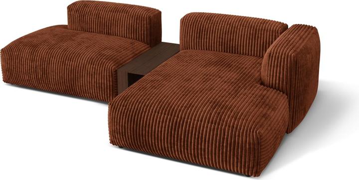Image du produit Micadoni Canapé D'Angle Droit Modulaire, "Martina", 2 Places, 285x176x75 Fabriqué en Europe (Canapé modulaire, Canapé d'angle)