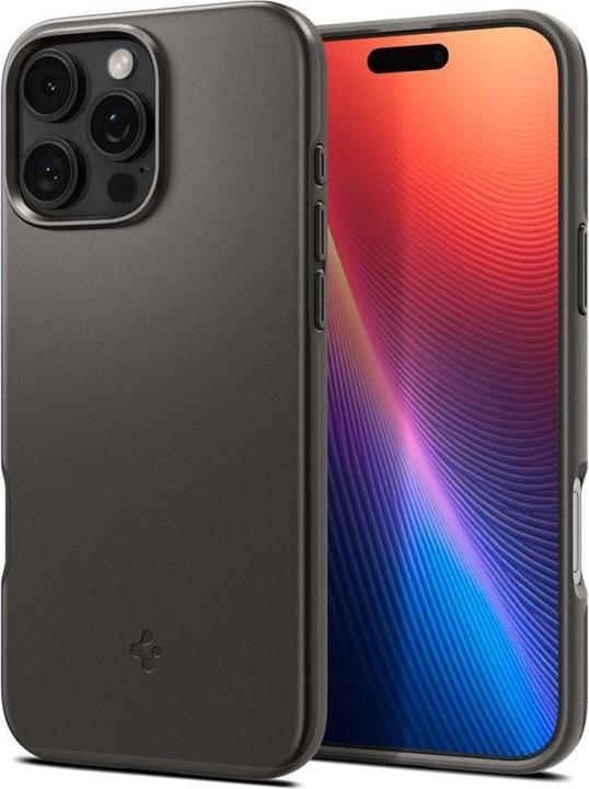 Image du produit Spigen Étui Thin Fit Mag Magsafe pour iPhone 16 Pro 6,3" gunmetal (Apple iPhone 16 Pro)