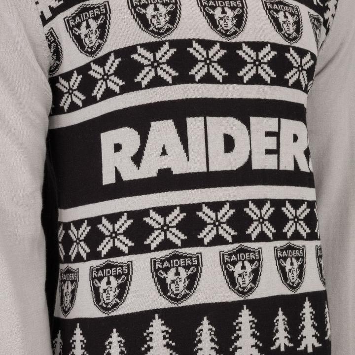 Immagine prodotto Foco Maglione NFL Brutto XMAS Maglione a maglia Las Vegas Raiders - S (S)
