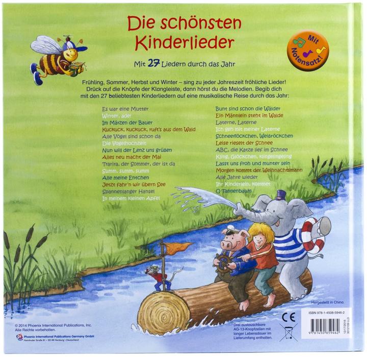 Produktbild Die Schönsten Kinderlieder (Deutsch, Axel Dissmann, Phoenix International Publications Germany GmbH, 2014)