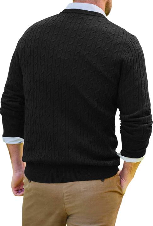 Produktbild Woolovers Kabelstrick Kaschmir Merino Rundhalsausschnitt Pullover (S)