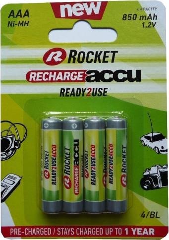 Rocket R03-AAA-Micro 850 mAh (4 Pcs., AAA, 850 mAh)