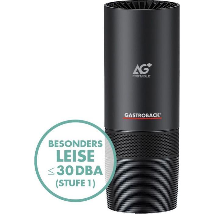 Gastroback AG+ Airprotect Portable, Luftreiniger, Schwarz