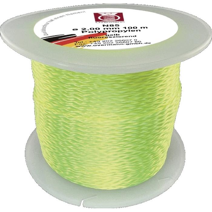 HP Autozubehör, Seil, Pflastererschnur Länge 100 m Ø 2 mm 60 kg Polypropylen gelb (100 m)