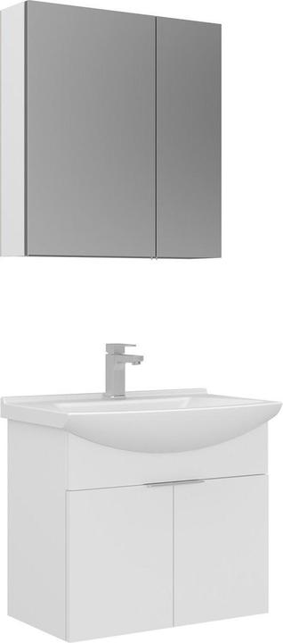 Produktbild Homitis Purus 65 Bathroom Cabinet With Sink & Mirror Set (2 Pieces)