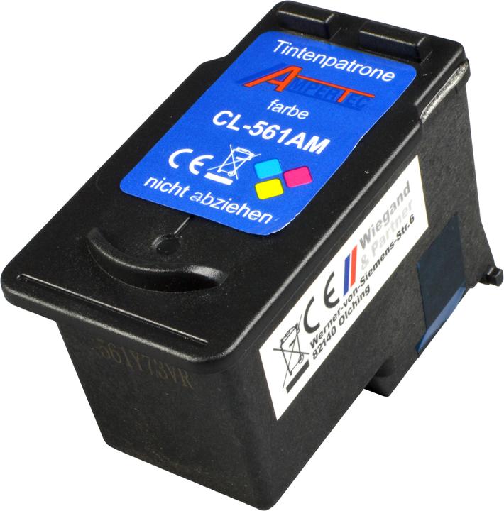 Ampertec Tinte ersetzt Canon CL-561 farbig (M, C, Y)