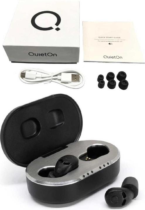 Actual product image QuietOn 4 Noise-Canceling Earplugs (ANC, 28 h, Wireless)