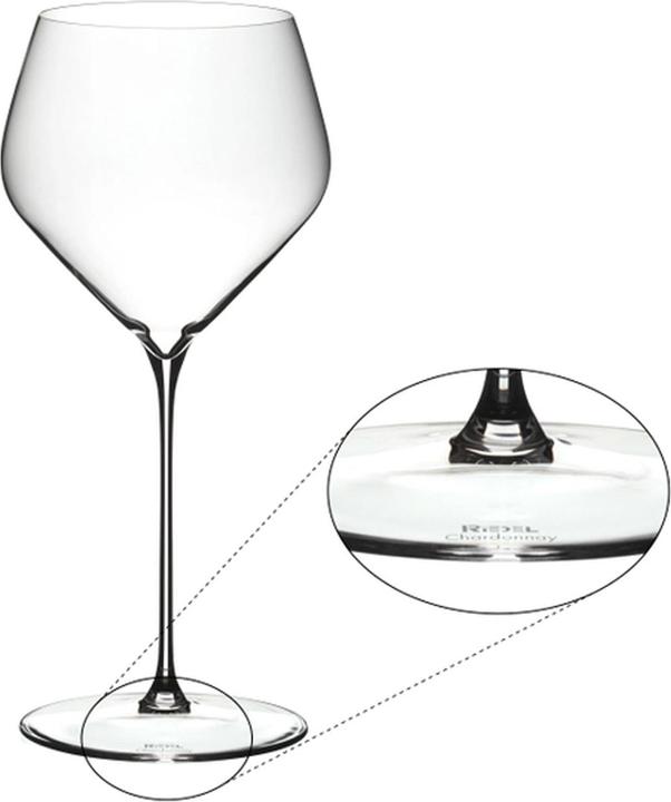 Produktbild Riedel Veloce Chardonnay Weingläser + Poliertuch (69 cl, 2 Gläser, Weissweingläser)