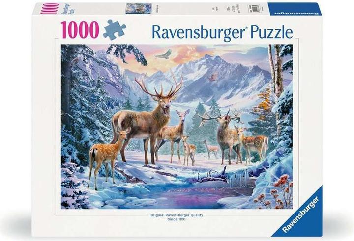 Immagine prodotto Ravensburger Rehe und Hirsche im Winter (1000 pezzi)