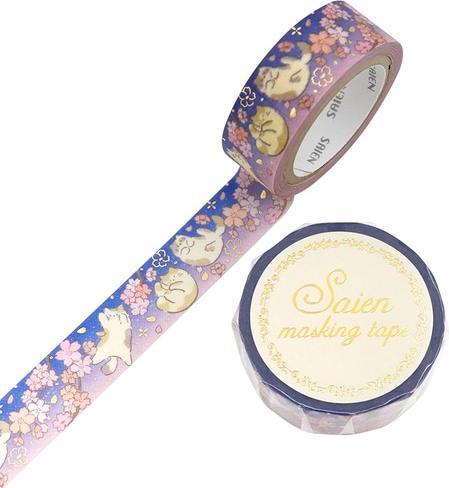 Produktbild Saien Klebeband Washi Masking Tape Spring Evening