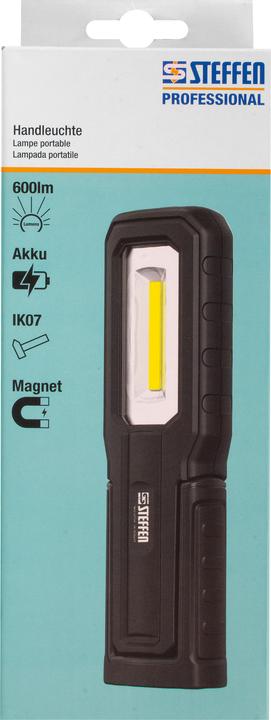 Image du produit Steffen LED Akku-Handleuchte 5W, IP54, 240° drehbar (600 lm)