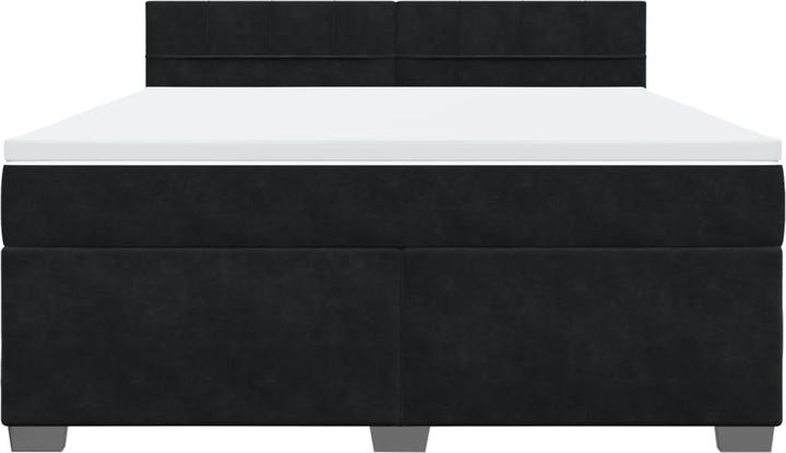 Produktbild vidaXL Bo x springbett mit Matratze 180 x 200 cm Samt (180 x 200 cm)