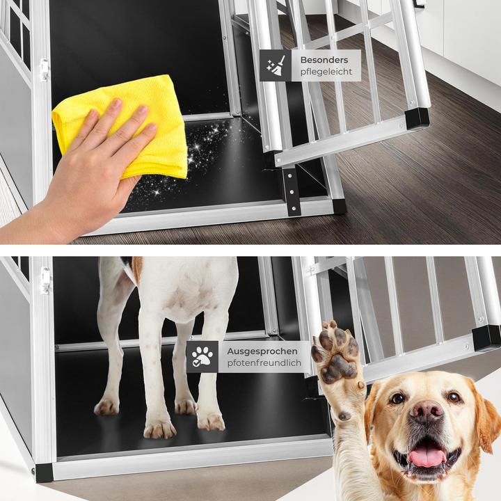 Image du produit tectake Boîte de transport pour chiens (Chien, Fermeture de sécurité)