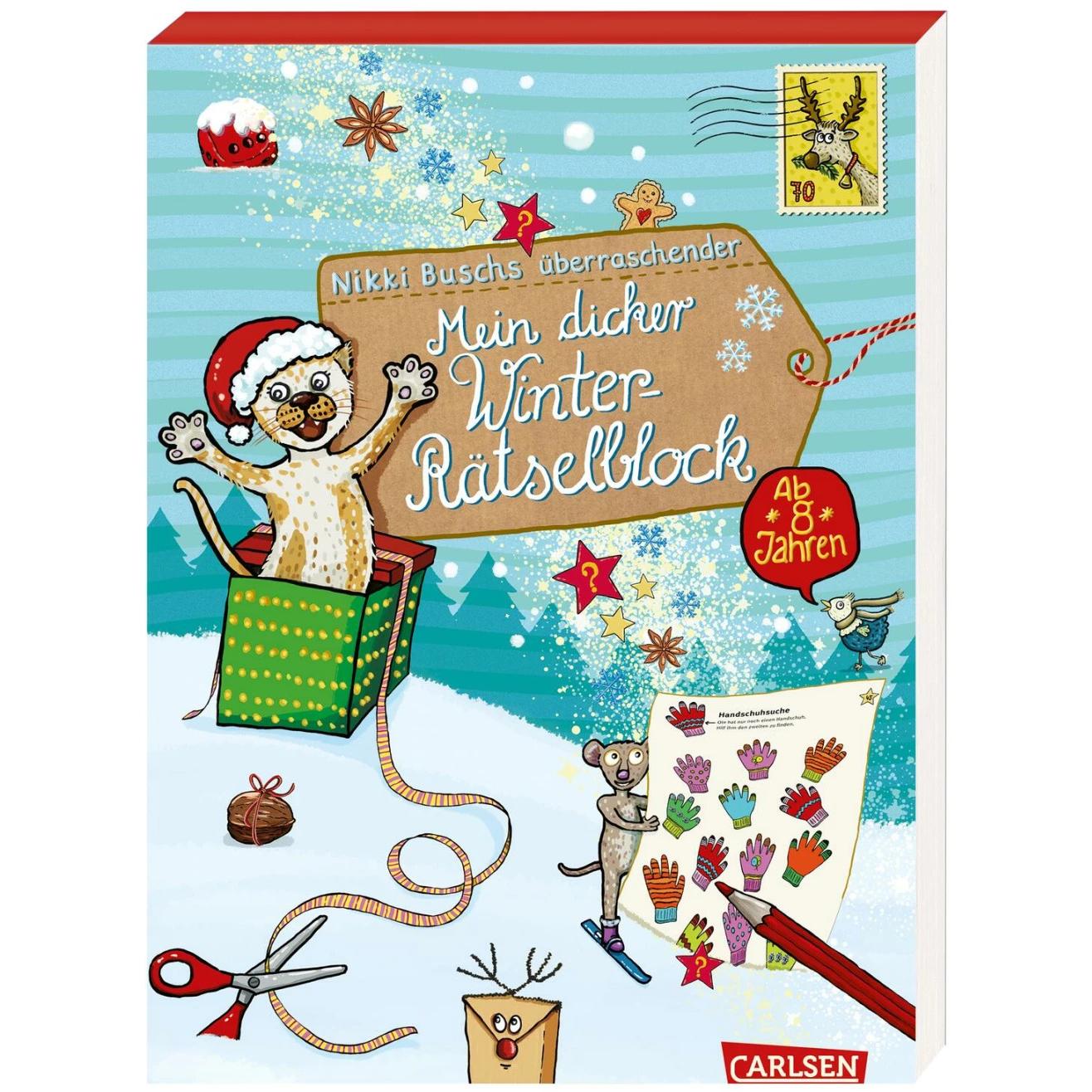 Mein dicker Winter-Rätselblock, Kinderbücher von Nikki Busch, Christiane Hahn
