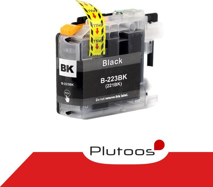 Image du produit Plutoos Brother LC-223BK cartouche compatible, noir (CF)