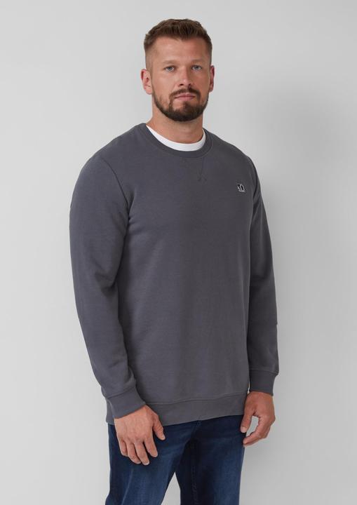 Produktbild s.Oliver Sweatshirt Sweatshirt aus Baumwollmix mit Crew Neck (XXL)