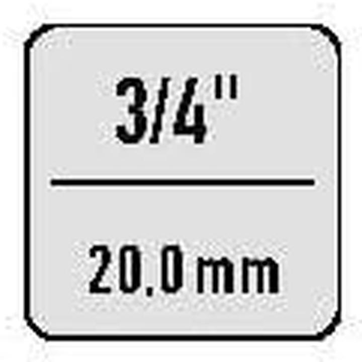 Image du produit Stahlwille Cliquet à emmanchement 3/4 (20 mm) 735 (3/4")