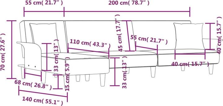 Image du produit vidaXL Chelsea (Canapé d'angle)