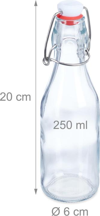 Actual product image Relaxdays Glass bottles (24 pcs., 0.25 l)