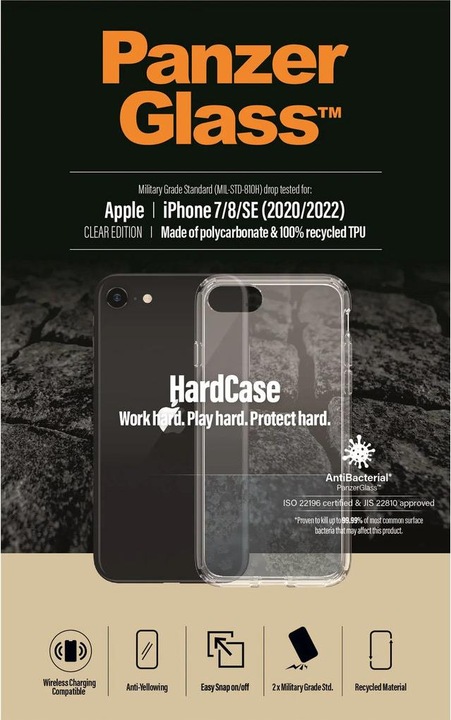 Productafbeelding PanzerGlass ™ ClearCase Apple iPhone SE (2020/2022) | 7 | 8 (Apple iPhone 7, Apple iPhone SE (2e generatie), Apple iPhone SE (3e generatie))