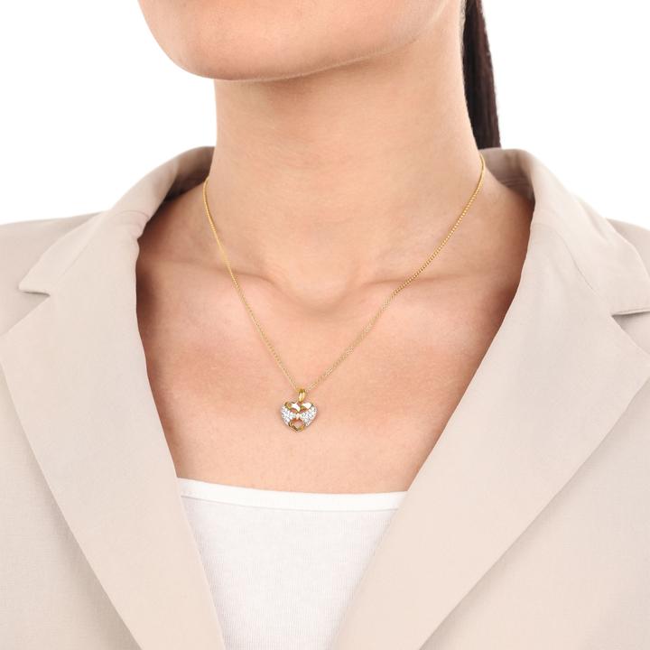 Immagine prodotto Amor Ciondolo Cupido da donna, argento 925, zirconi sintetici. | Cuore (Argento 925)