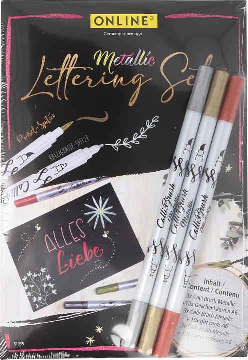 Produktbild Online METALLIC - X-Mas Set (Mehrfarbig, Metallic, 3x)