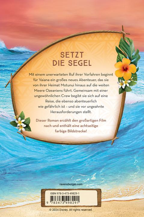 Immagine prodotto Ravensburger Disney: Vaiana 2 – Der offizielle Roman zum Film | Zum Selbstlesen ab 8 Jahren | Mit Bildern in (Tedesco, La Walt Disney Company, 2024)