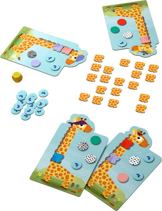Actual product image Haba Lasse Giraffe (English, French, German, Italian, 2 - 4 Players)