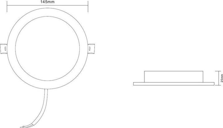 Productafbeelding Okko LED inbouwlamp Epirus 9w Rond