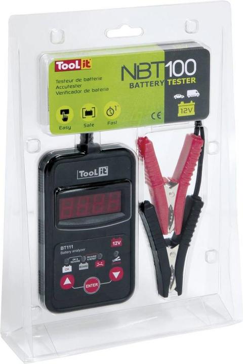 Actual product image GYS NBT100 Car Battery Tester 12 V 120 mm x 70 mm x 15 mm