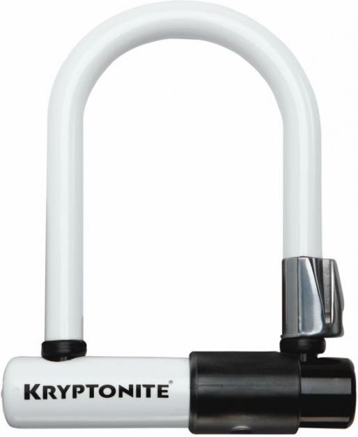 Actual product image Kryptonite Mini U-Lock Colour skins (White)
