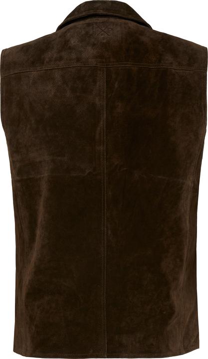 Produktbild JP1880 JP 1880 Weste, Leder, weiches Velours-Leder, Revers (7XL)