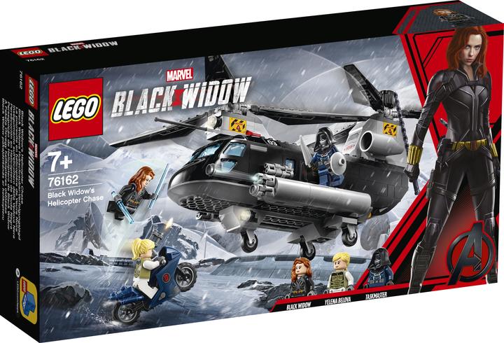 Produktbild LEGO Black Widows Hubschrauber-Verfolgungsjagd (76162, LEGO Marvel)