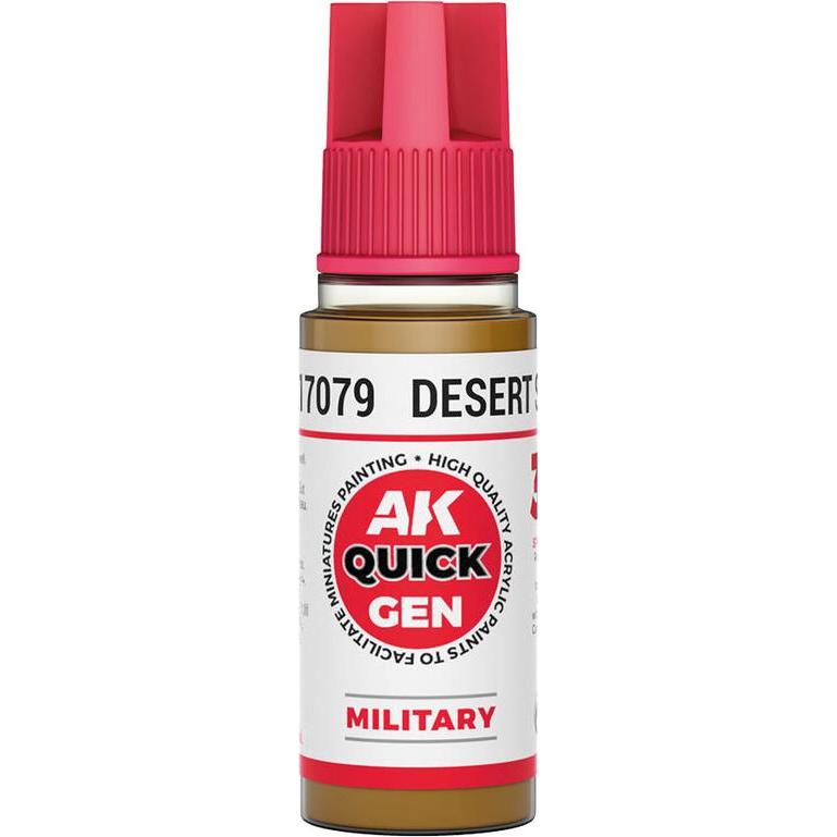AK Interactive Pot de Quick Gen - Desert Sand (18 ml), Altri accessori gaming, Marrone