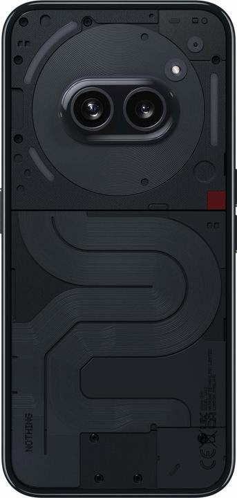 Actual product image Nothing Phone (2a) + Ear (2) (256 GB, Black, 6.70", Dual SIM, 5G)