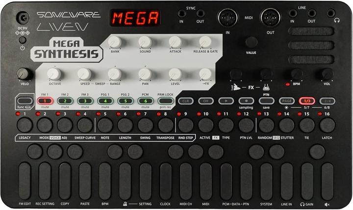 Produktbild Sonicware LIVEN Mega Synthesis - Synthesizer