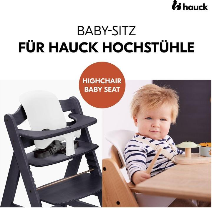 Produktbild Hauck Hochstühle Hochstuhl Beta Plus Natural - im Sparset (Treppenhochstuhl)