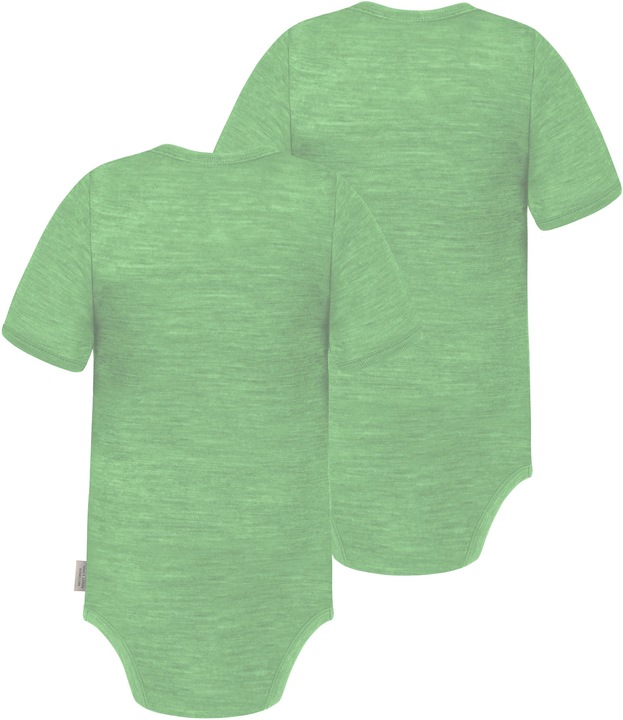Actual product image Normani Set of 2 baby merino bodysuit short sleeves "Tauranga" - 9285 (92)